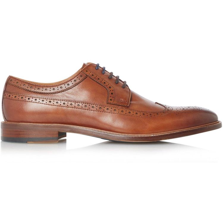 Dune Superior Leather Wingtip Brogue Shoes 6