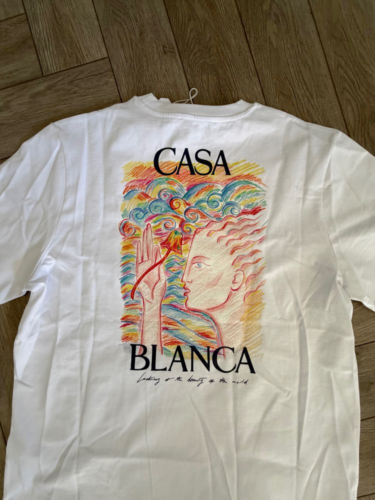 Casablanca Casablanca White Graphic T-Shirt product image