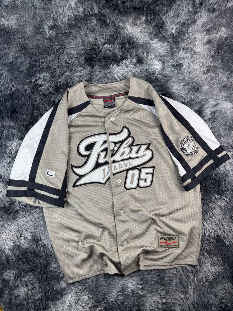 Vintage Fubu League 05 Baseball Jersey L