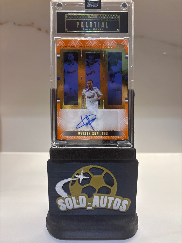 Immagine di Wesley Sneijder Signed Football Trading Card 1