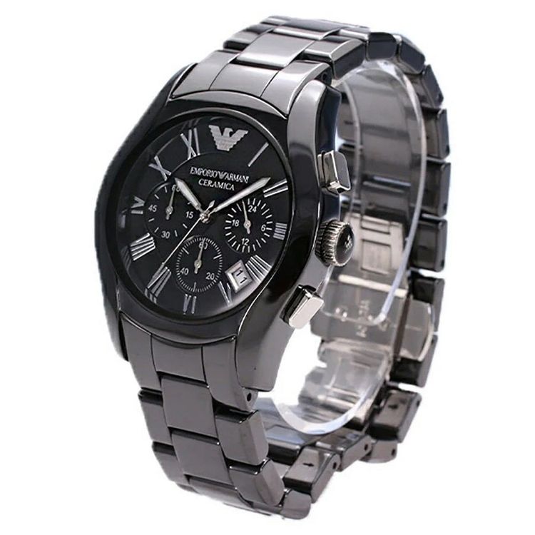Emporio Armani AR1400 Black Stainless Steel Watches For Mens image 5