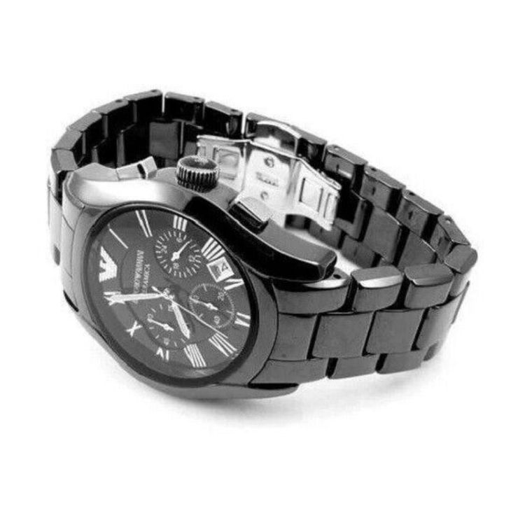 Emporio Armani AR1400 Black Stainless Steel Watches For Mens image 8