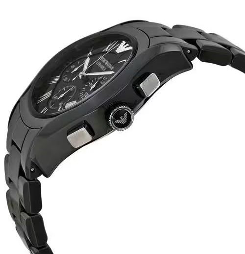 Emporio Armani AR1400 Black Stainless Steel Watches For Mens image 2