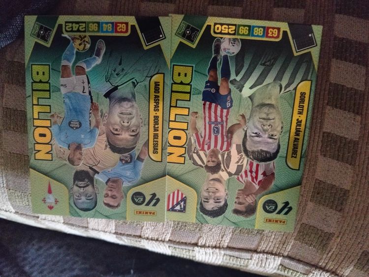 Panini Billion Football Trading Cards