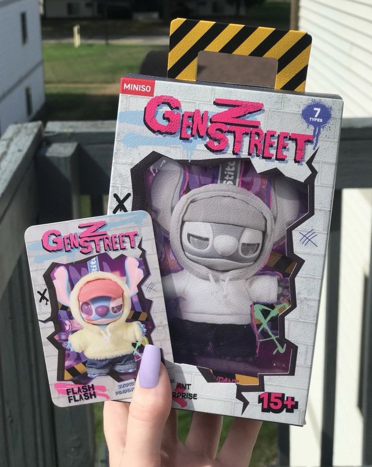 MINISO Gen Z stitch Street doll collectible. 