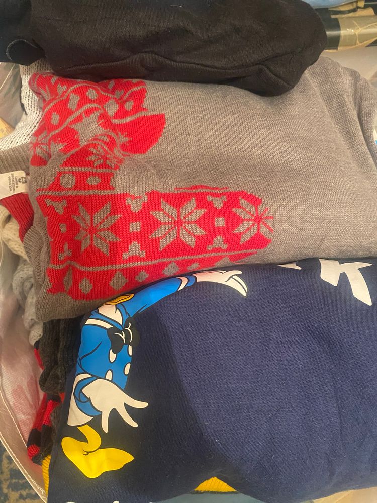 Disney reseller mystery bundle 10 items various sizes t.shirts/sweaters  2