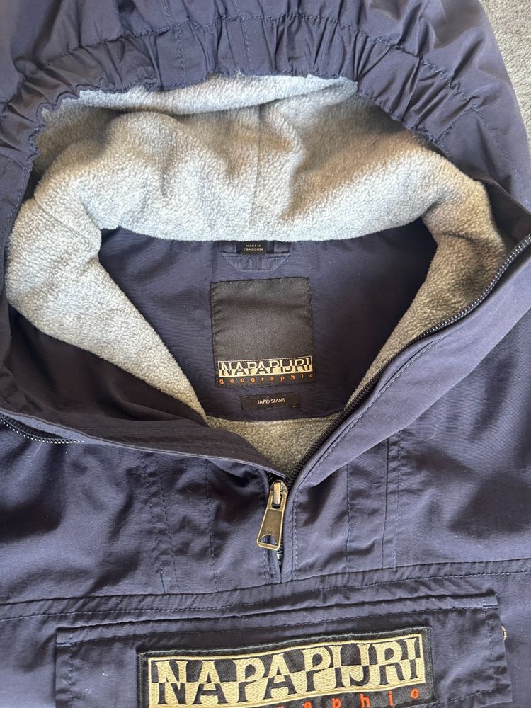 Napapijri Fleece Lined Rainforest Navy Anorak - Junior 16 / Small image 9