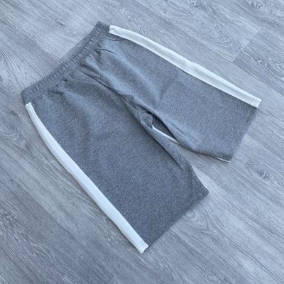 NVLTY Panelled Track Shorts - Grey/White 3