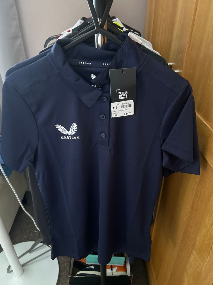 Castore Navy Polo Shirt image 1