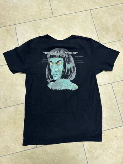 Black Graphic T-Shirt off white