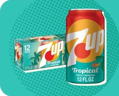 Junk Food 7Up Tropical Soda 12 Pack product image