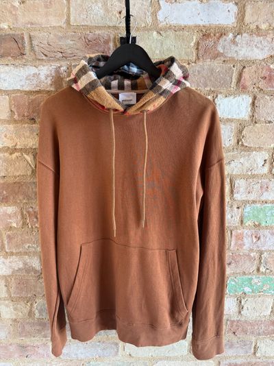 Burberry Hoodie with novacheck hood size medium