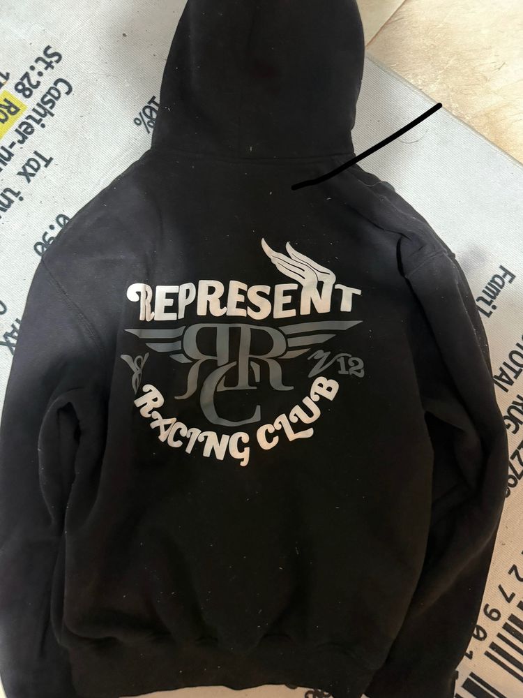 Represent Black Hoodie