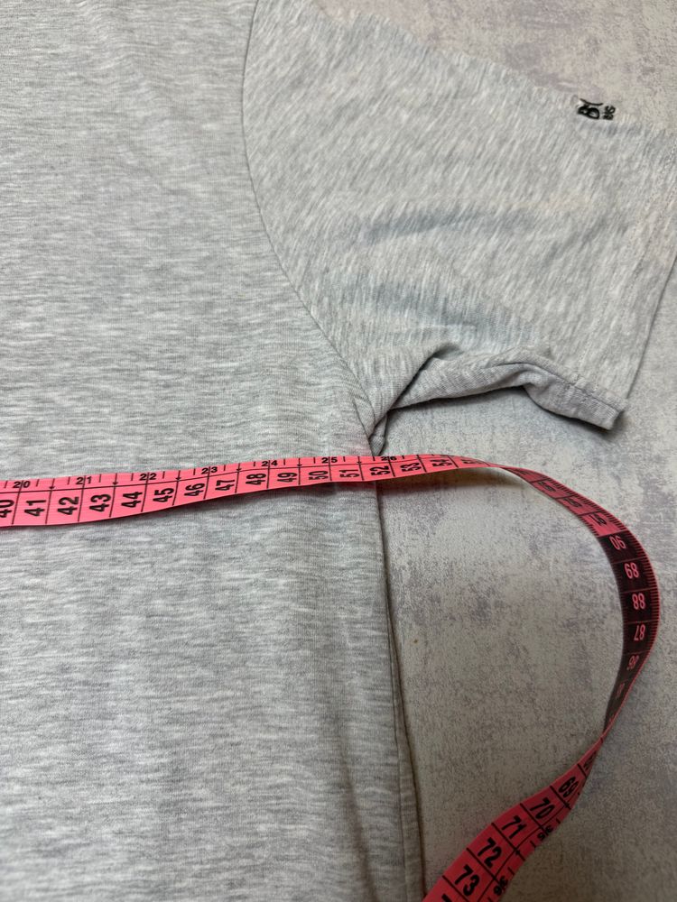 Hugo Boss Grey T-Shirt Big Logo Casual Basic  image 5