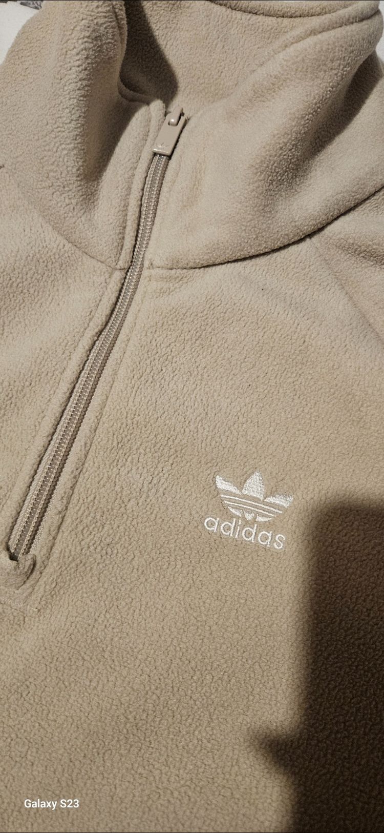Adidas Fleece Jacket And Ribbed Leggings Set size xs  image 6