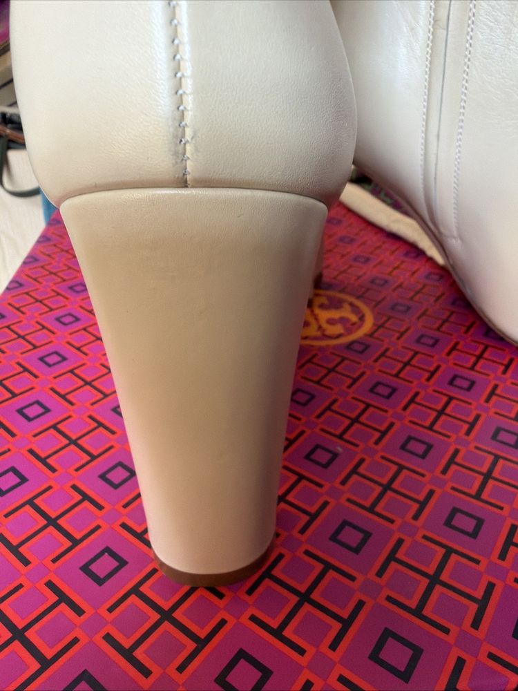 Tory Burch PENELOPE 90MM Heeled Ankle Boots Dulce De Leche Uk 7.5 BNIB image 5