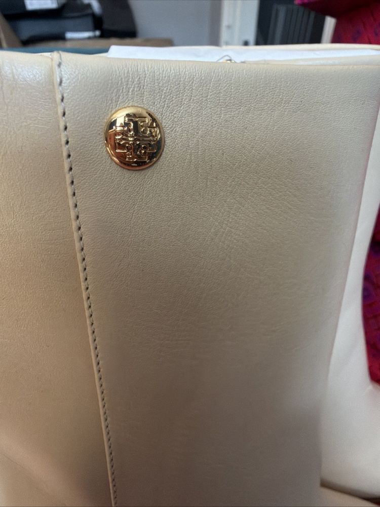 Tory Burch PENELOPE 90MM Heeled Ankle Boots Dulce De Leche Uk 7.5 BNIB image 4