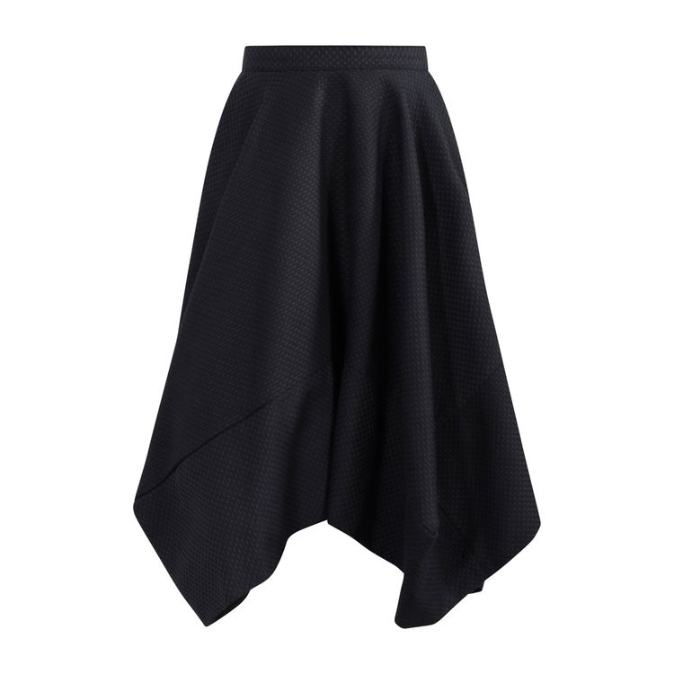 The Rectangle Skirt — Black Biostructure