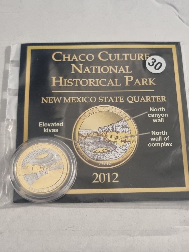 Chaco Culture National Historical Park New Mexico State Quarter 2012