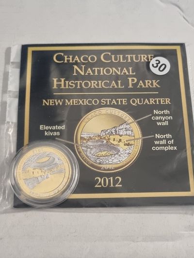 Chaco Culture National Historical Park New Mexico State Quarter 2012