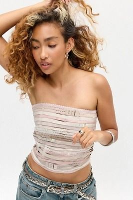 Jaded London - Strapped Up Corset Top - Assorted