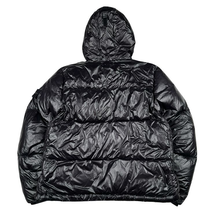 Stone Island 2017 Black Pertex Quantum Y Down Puffer Jacket - XL image 2