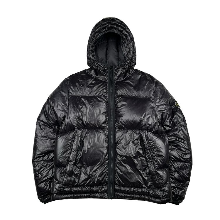 Stone Island 2017 Black Pertex Quantum Y Down Puffer Jacket - XL image 1