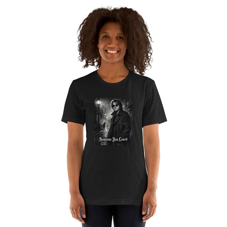 Lewis Capaldi Gothic Someone You Loved Monochrome Graphic T Shirt 5