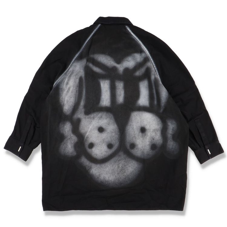 Givenchy x Chito Black Graffiti Rottweiler Overshirt 9