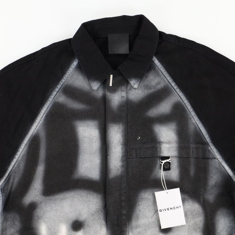 Givenchy x Chito Black Graffiti Rottweiler Overshirt 8