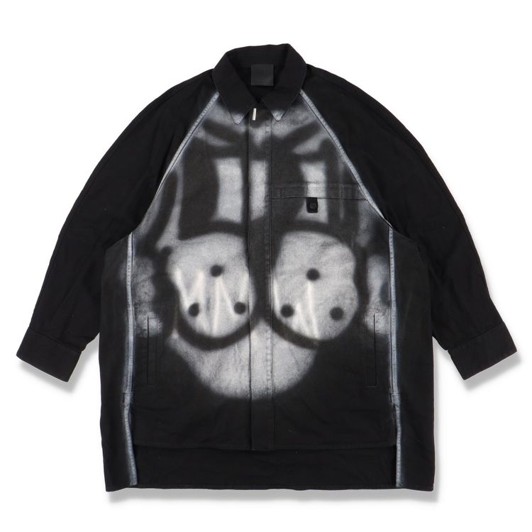 Givenchy x Chito Black Graffiti Rottweiler Overshirt