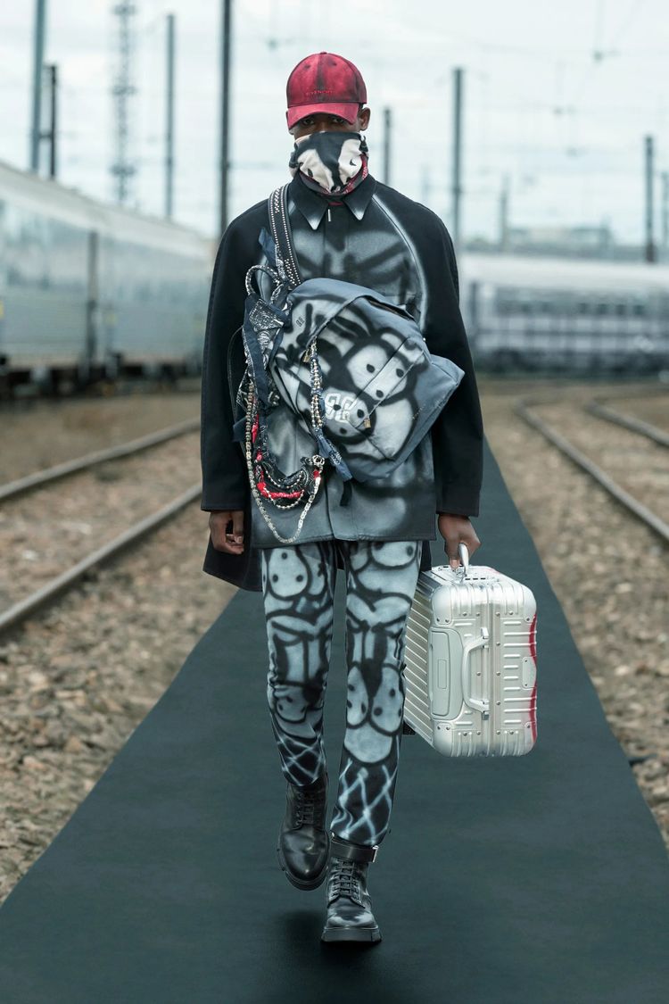 Givenchy x Chito Black Graffiti Rottweiler Overshirt 2