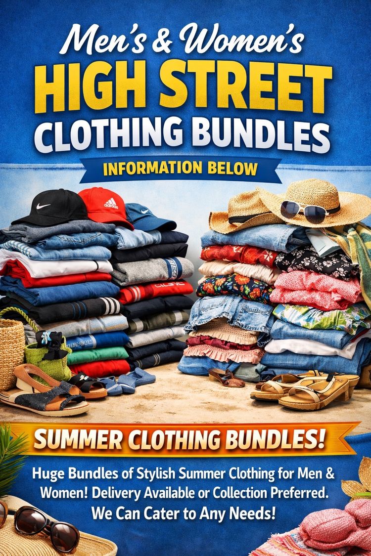 MENS/WOMENS SUMMER CLOTHING RESELER BUNDLE MINIMUM 10X GRADE A