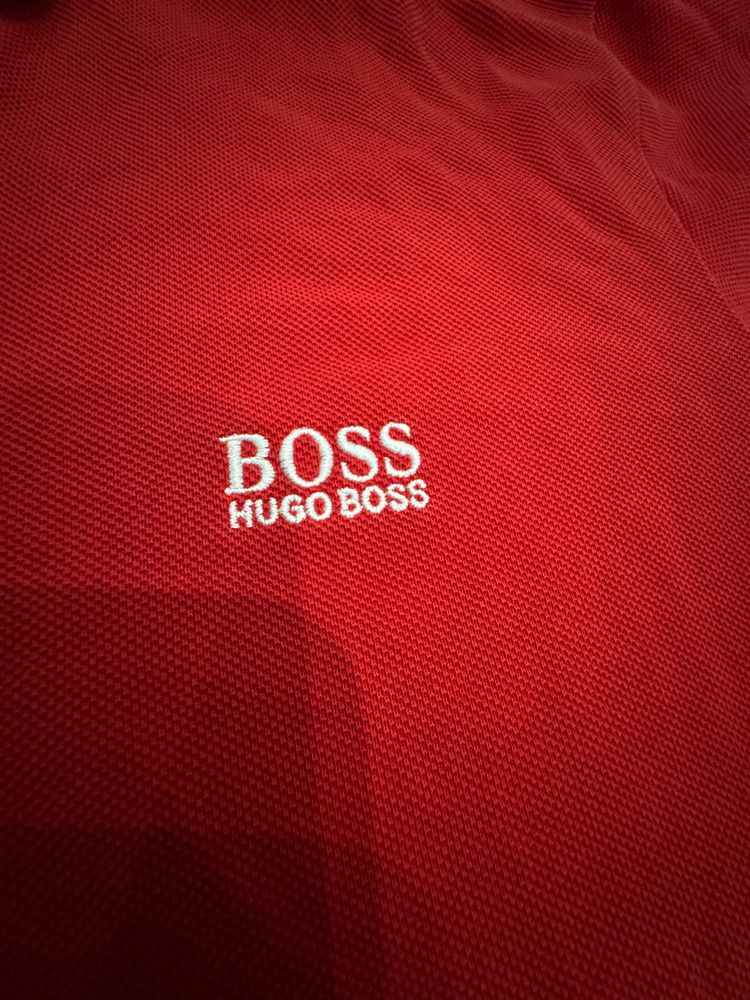 Hugo Boss Red Polo Shirt 2