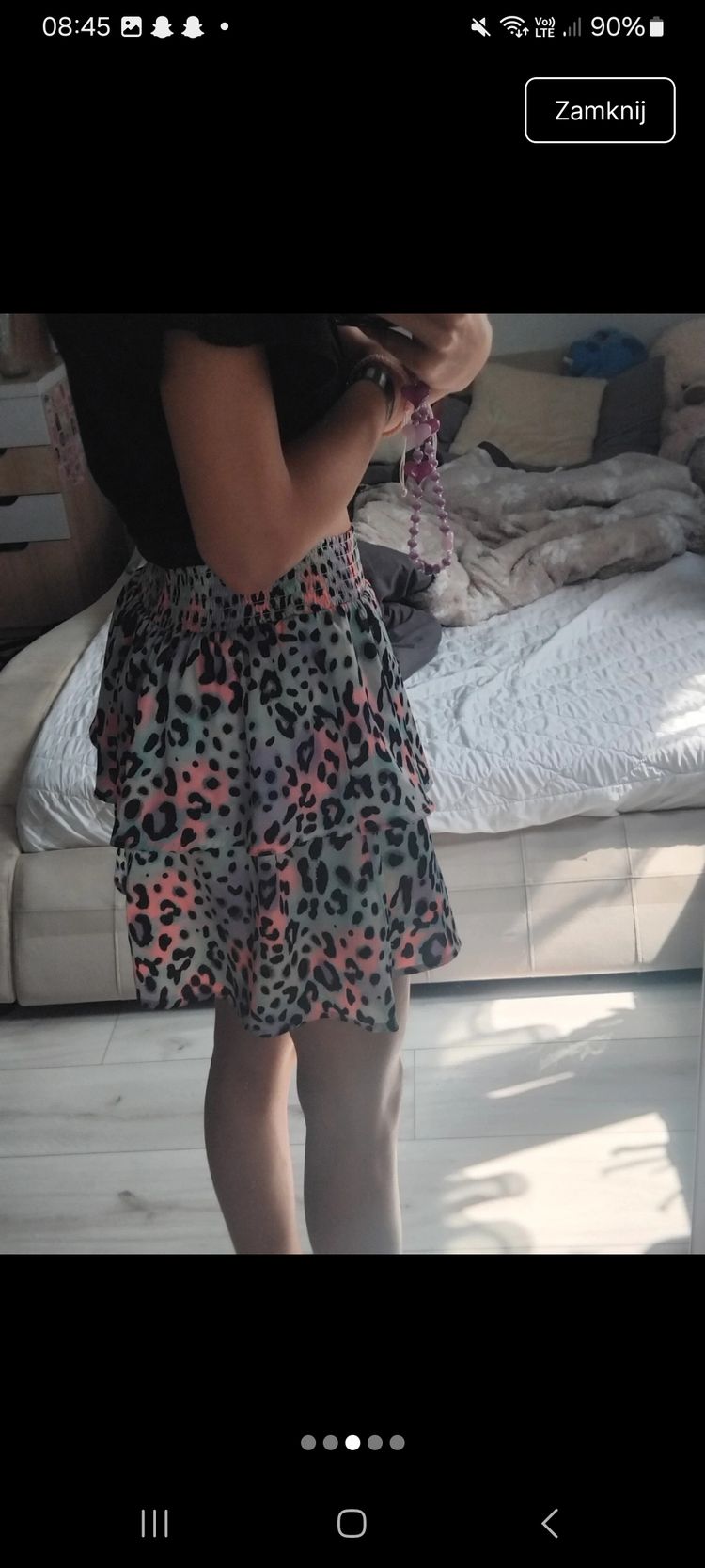 Leopard Print Skirt 3