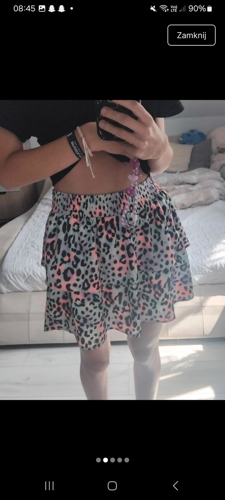 Leopard Print Skirt 2