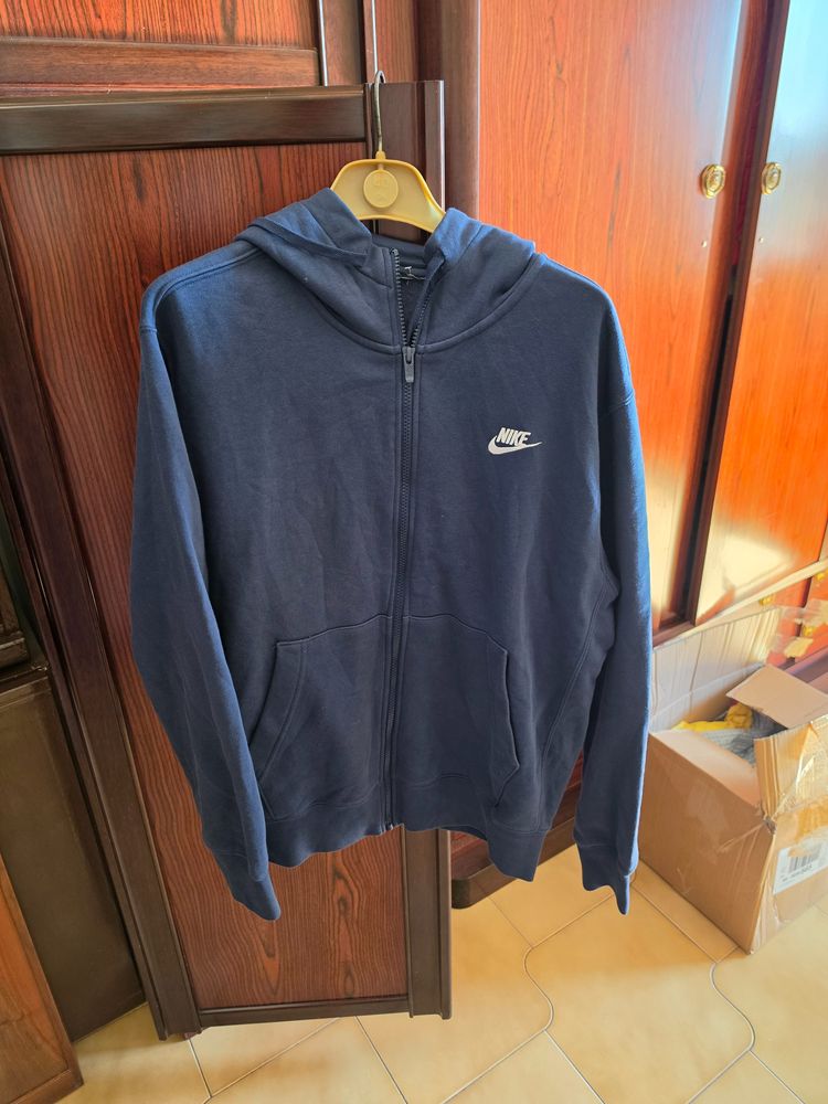 Nike Navy Blue Zip-Up Hoodie image 1