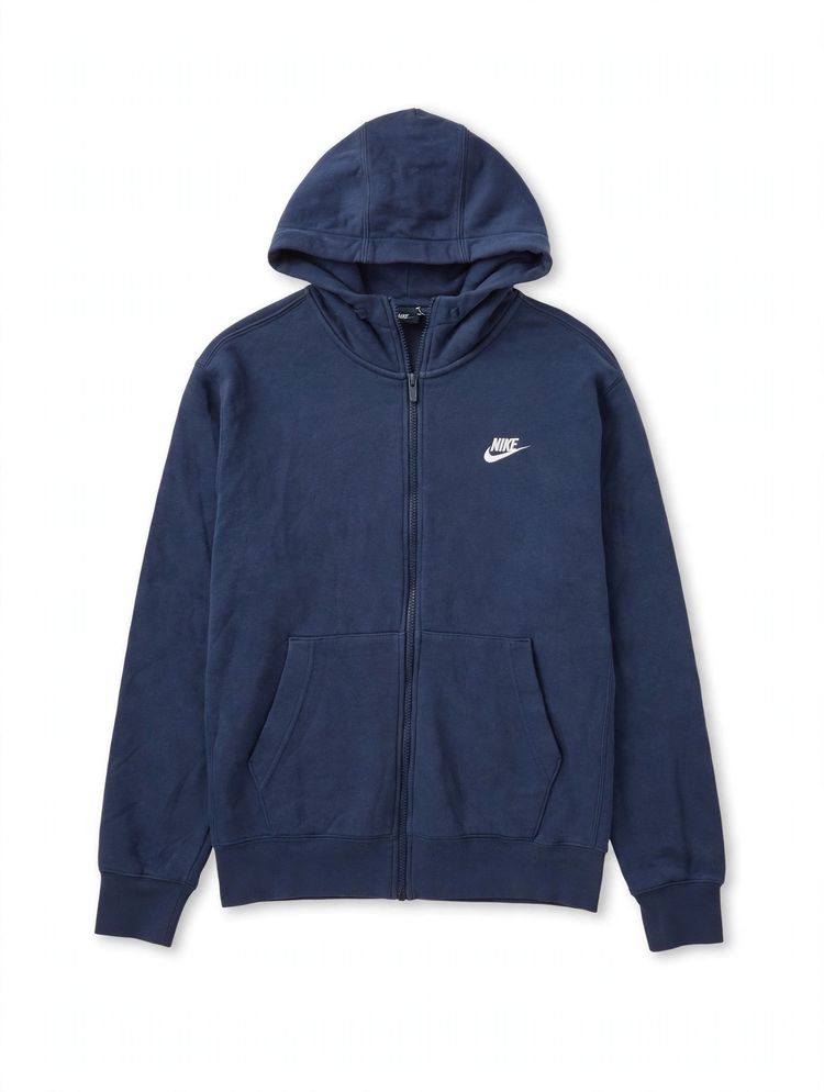Nike Navy Blue Zip-Up Hoodie image 2