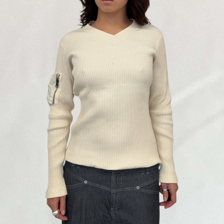 Jean Paul Gaultier V neck jumper