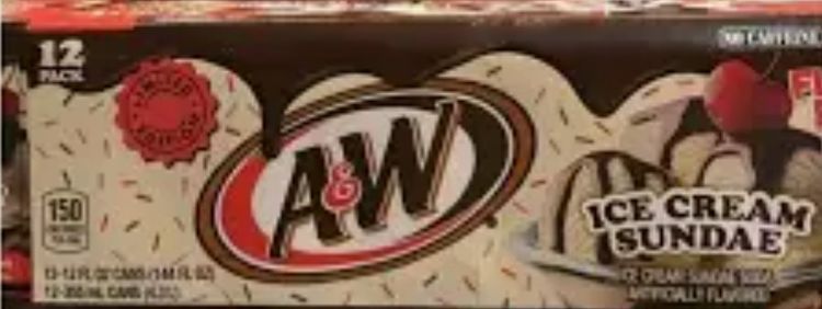 A&W Ice Cream Sundae Soda 12 Fl Oz Can 3