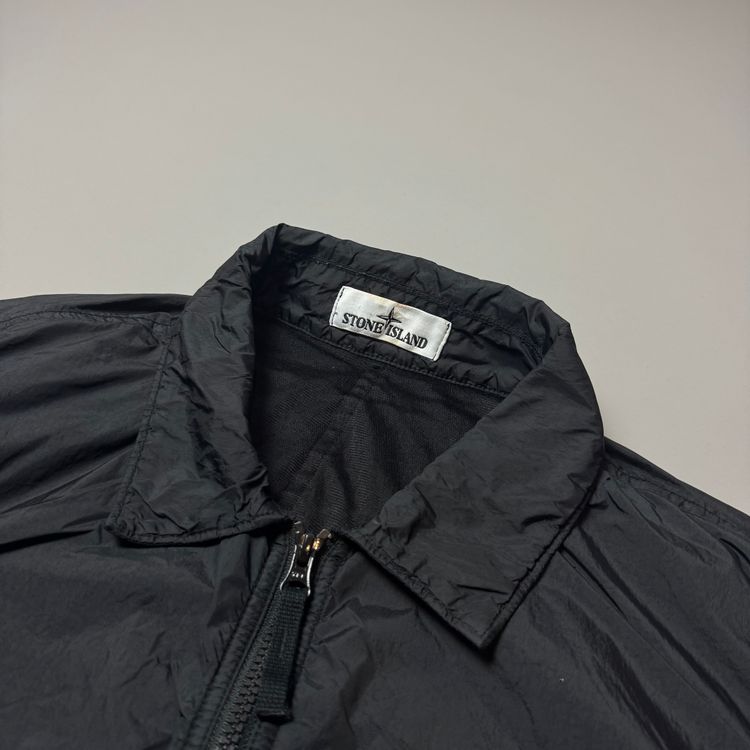 Immagine di Stone island Black Nylon Crinkle Reps NY Overshirt - XXL 5