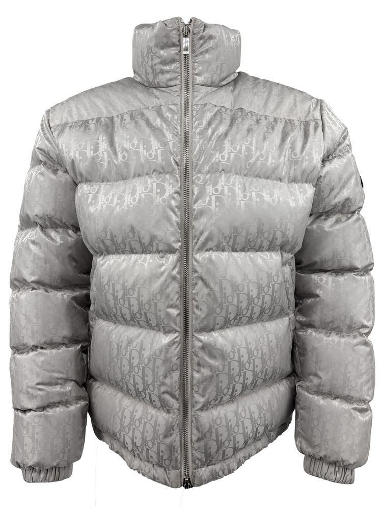 Dior Oblique Down Jacket - Silver (140225009)