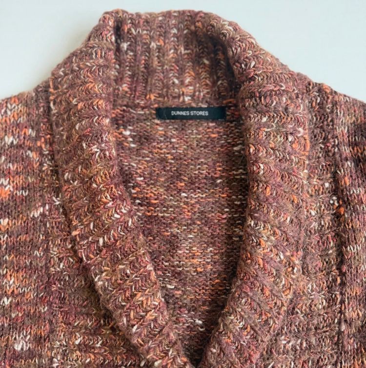 Dunnes y2k fairy brown knit cardigan sweater 5