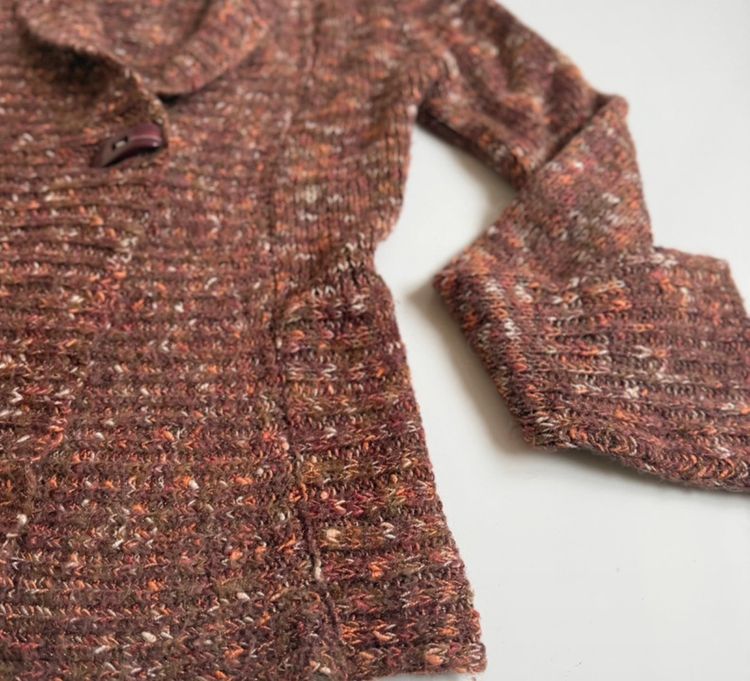Dunnes y2k fairy brown knit cardigan sweater 3