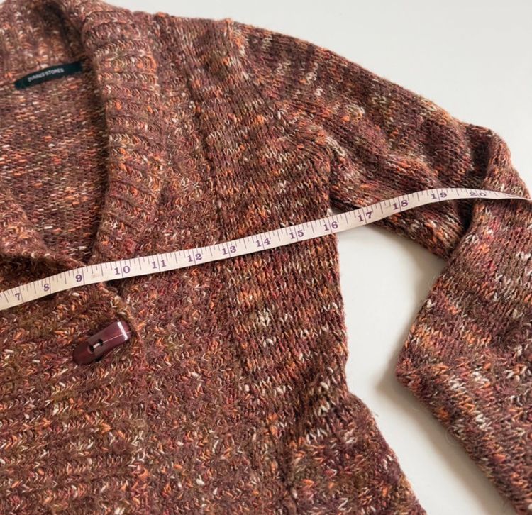 Dunnes y2k fairy brown knit cardigan sweater 6