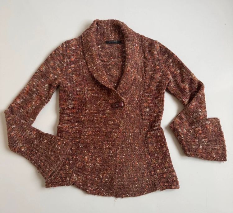 Dunnes y2k fairy brown knit cardigan sweater