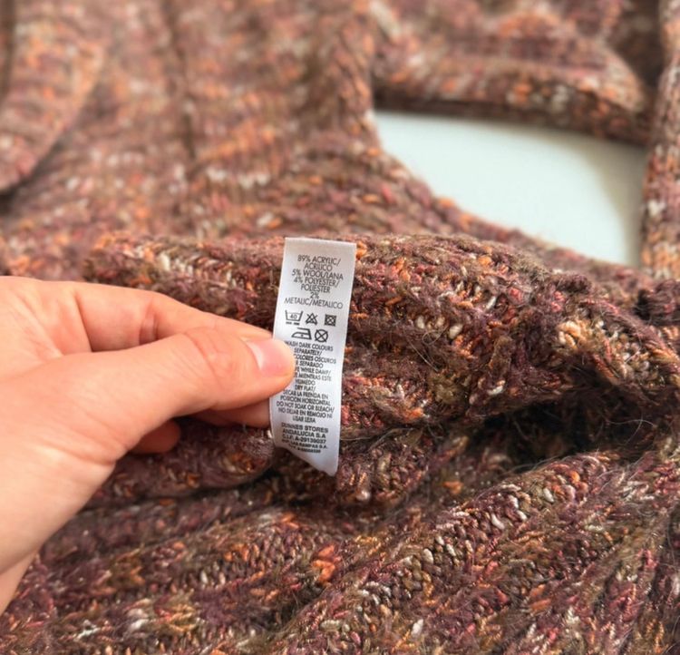 Dunnes y2k fairy brown knit cardigan sweater 7