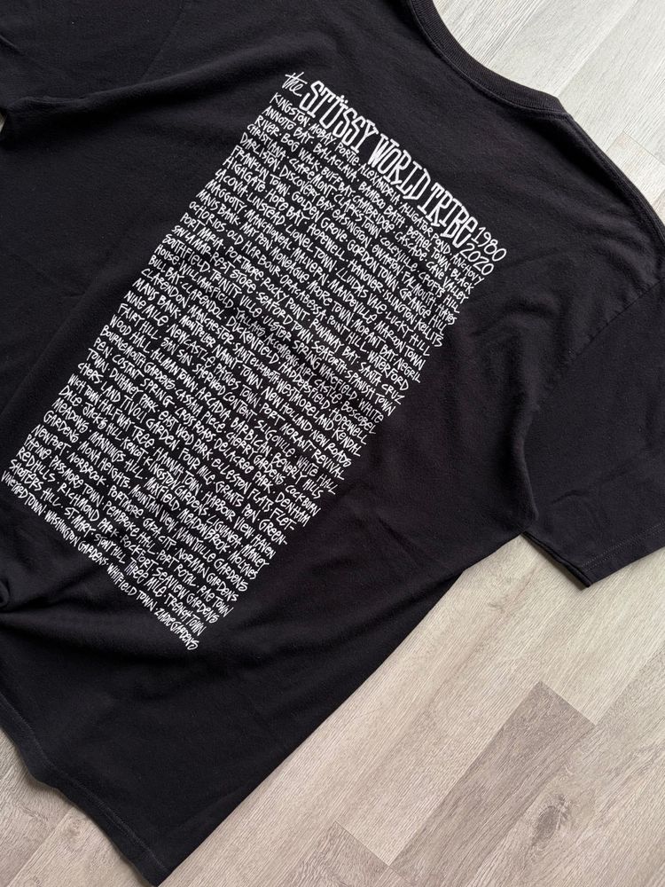 Stussy Black Graphic T-Shirt