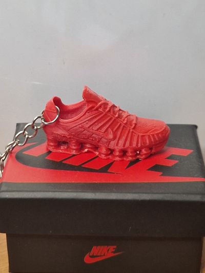 Nike Shox Red Sneaker Keychain
