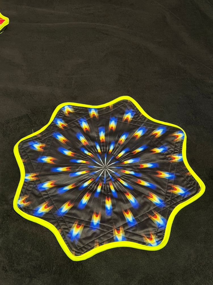 Spinning cloth  Colorful Psychedelic Patterned  4